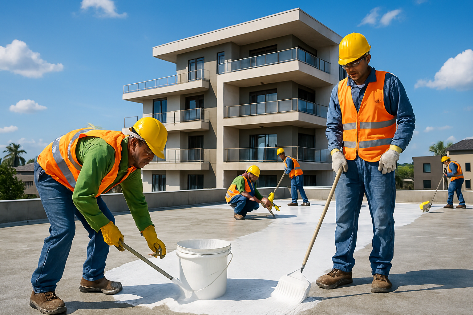 Étanchéité Toiture Immeuble Douala